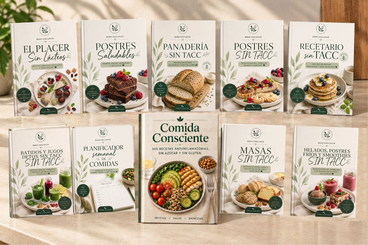 Comida Consciente - 500 recetas + 9 guías de regalo